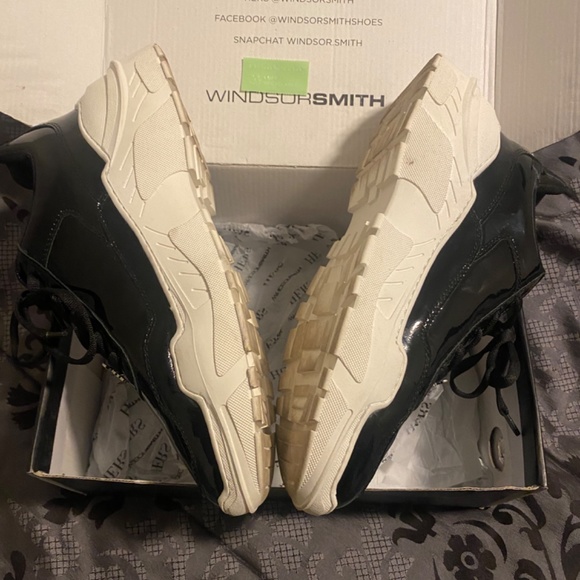 Womens Windsor Smith carte black patent - Picture 9 of 9